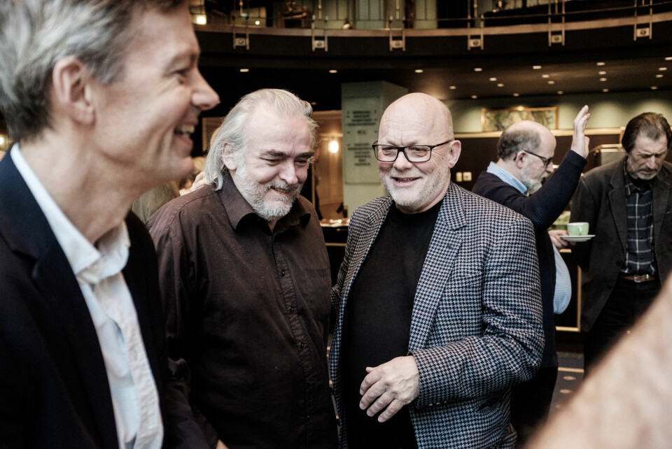 Dag Larsen: – Da jeg diktdebuterte i 1977, satt jeg på et arrangement, da styremedlem i Gyldendal, og professor Magne Skodvin lente seg mot meg og sa: «Vet du at det er Theresa Charles som finansierer lyrikken på Gyldendal?» Foto: Adrian Nielsen