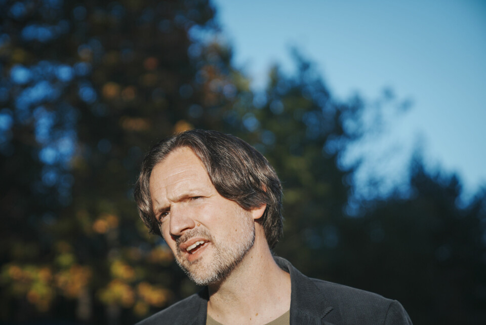 REAGERER: KrF-leder Dag-Inge Ulstein reagerer på at Høyesterett avviser Tedys sak. Oslo 20240919. Fungerende KrF-leder Dag-Inge Ulstein møter pressen på Lambertseter i forbindelse med at han stiller som lederkandidat i KrF.Foto: Stian Lysberg Solum / NTB