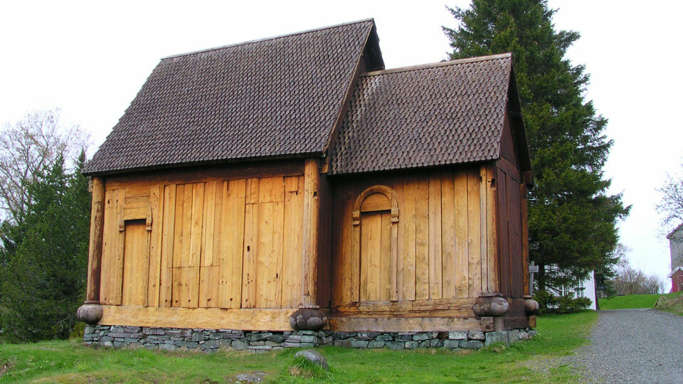 Haltdalen stavkirke er utgangspunktet for kirken som skal bygges på Trondenes. Foto: Håvard Christiansen / Riksantikvaren