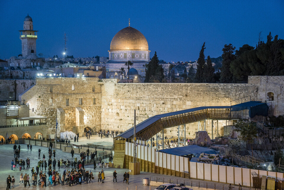 Vestmuren og Al-Aqsa-moskeen. Foto: Erlend Berge