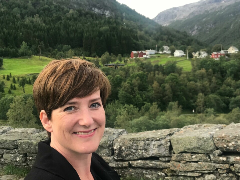 Veslemøy Østrem, nyhetsredaktør i Vårt Land. Ved Stalheim hotell i fjor sommer. Veslemøy Østrem, nyhetsredaktør i Vårt Land. Ved Stalheim hotell i fjor sommer.