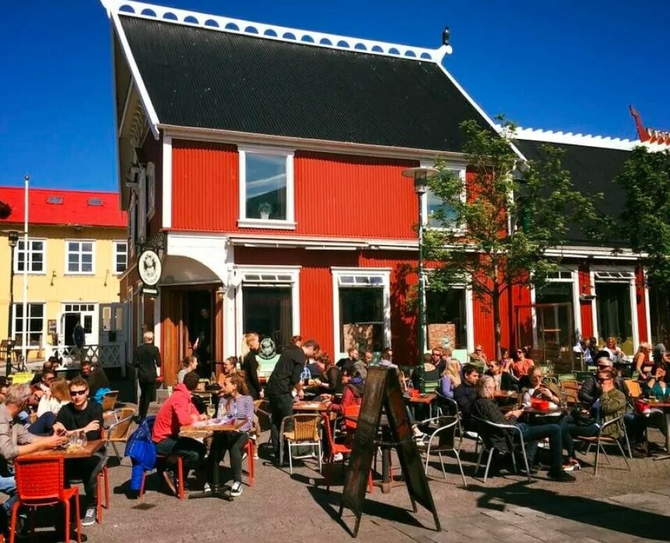 Slik ser gatebildet i Reykjavik ut