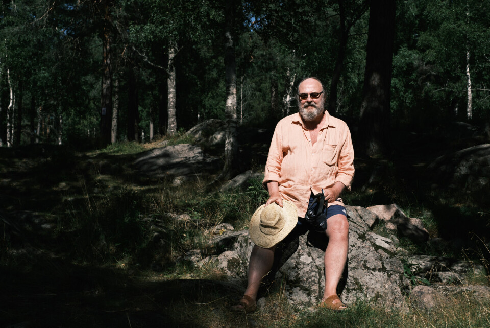 FRYKT: – Jeg vet ikke om samfunnet er sånn at det er behov for det, men jeg opplever at veldig mange tror at samfunnet er veldig farlig, sier bestefar Per Tronås. 12.08.2022, Sognsvann (Oslo). Kultursak om bruk av smartklokka blant barna, bilder av klokker og kilder. Navn: