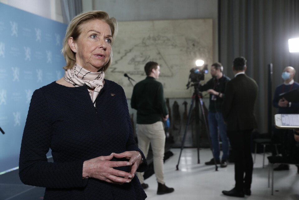UTØVERNES ØNSKE: – At det ikke åpnes for politiske markeringer under selve idrettskonkurransene og på seremoniarenaene er et ønske fra utøverne selv, forklarer idrettspresident Berit Kjøll. Berit Kjøll setter E-sportsforbundet på vent med tanke på å bli opptatt i Idrettsforbundet. Foto: Berit Roald / NTB