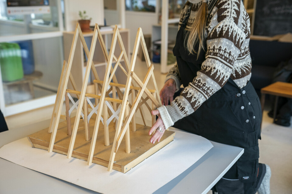 Naust: Katedralen får en enkelt naustform som minner om Frammuseet eller Bakkehaugen kirke i Oslo.