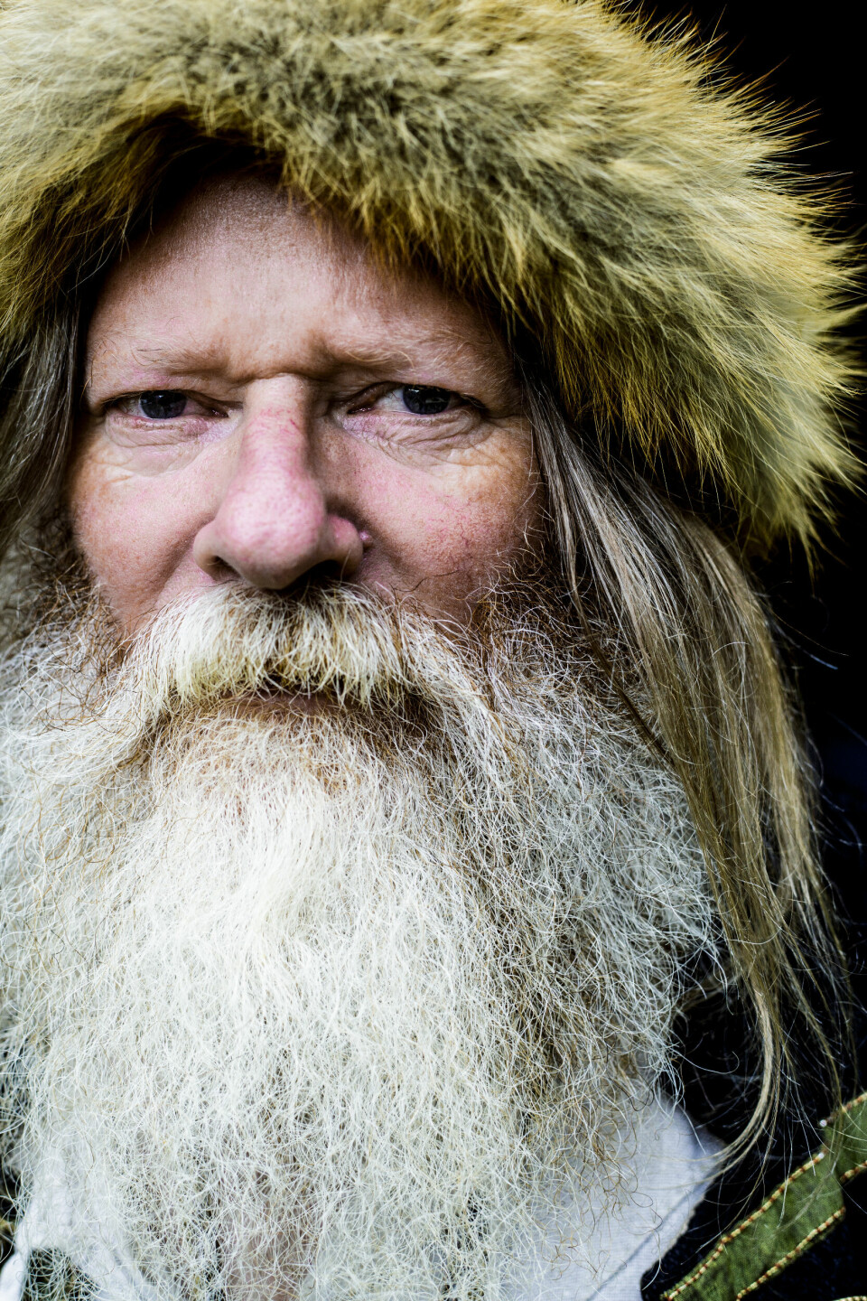 HIPPIE-VIKING: Høvdingen i Njardarheimr var en gang kristen-hippie og en del av Jesusbevegelsen på 1970-tallet. I dag synes han viking-looken kler han bedre.