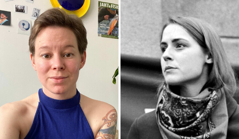 Medlemmer av arbeidsutvalget til Kvinnefronten, Kristine Sundvor Solvin og Cathrine Linn Kristiansen Kristine Sundvor Solvin og Cathrine Linn Kristiansen