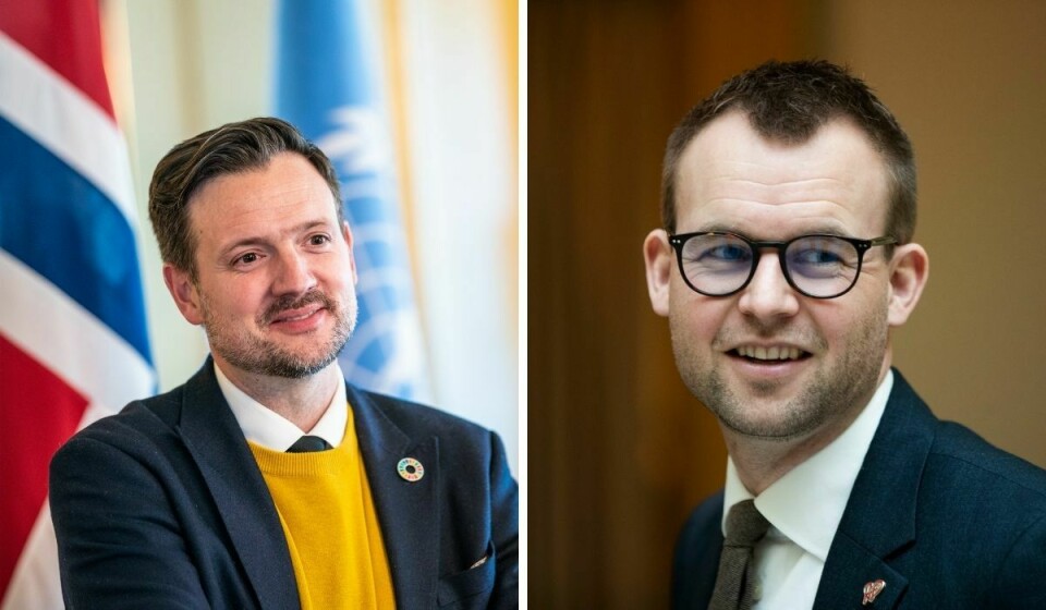 Dag Inge Ulstein og Kjell Ingolf Ropstad, KrF Dag Inge Ulstein og Kjell Ingolf Ropstad, KrF
