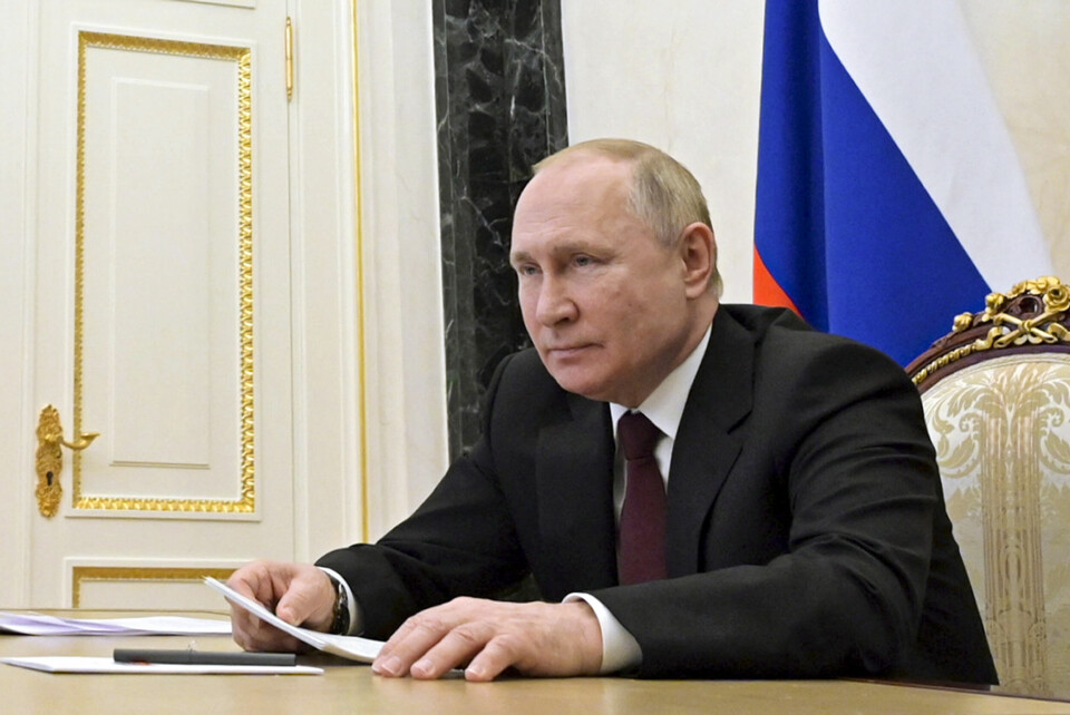 Russia PutinSELVSTENDIG: Mandag kveld talte Russlands president Vladimir Putin til det russiske folk og anerkjente Øst-Ukraina som selvstendig.(Foto: Alexei Nikolsky/AP)