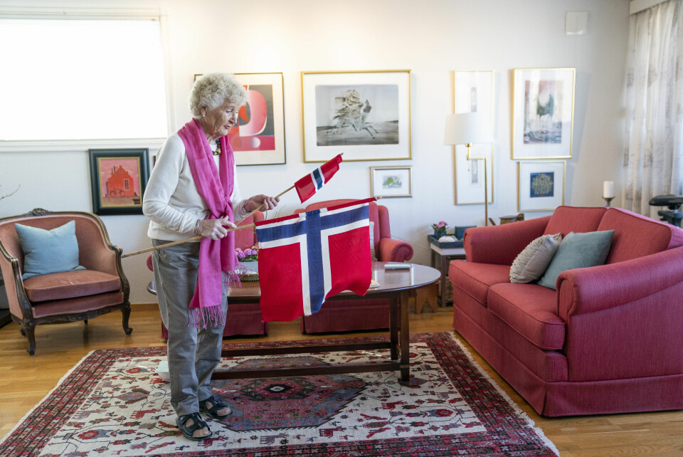 MAI: Vi møtte Aase Weydahl-Ottesen som fortalte om fredsdagene i 1945. Frihetsdag og fredsdag ble stillferdige, digitale markeringer, ikke folkefester, slik vi drømte om. Aase Weydahl-Ottesen.
