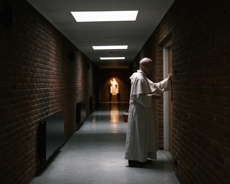 KLOSTER: I dag er de fem ordensbrødre, som også kalles prekebrødre, igjen på St. Dominikus. Om ikke lenge flytter et nytt medlem i 50-årene inn.