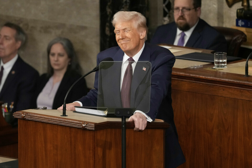President Donald Trump taler til Kongressen natt til onsdag norsk tid. Foto: Ben Curtis / AP / NTB Bildet viser president Donald Trump som talte til Kongressen natt til onsdag norsk tid. Foto: Ben Curtis / AP / NTB