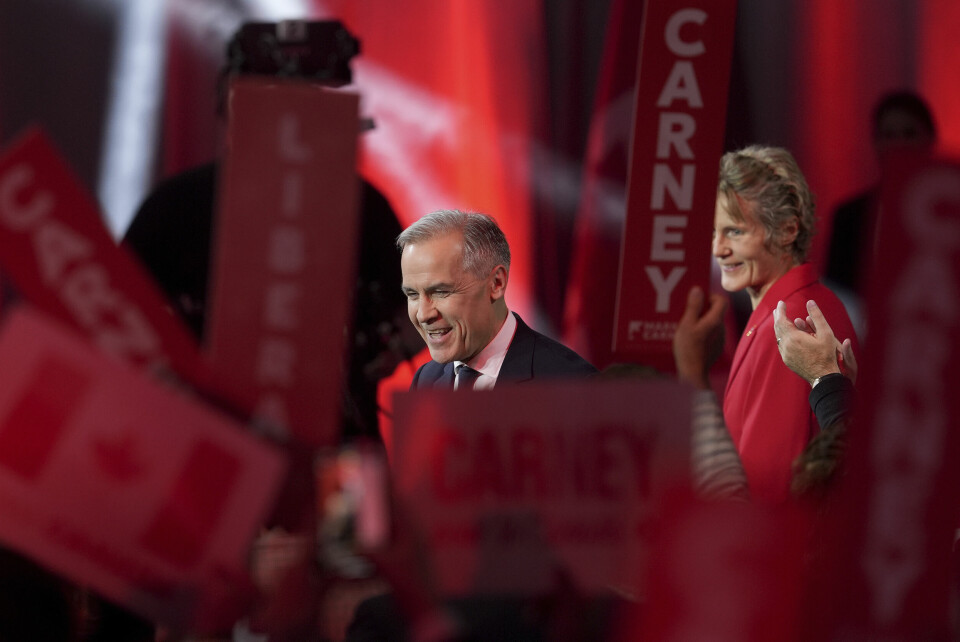 NY LEDER: Mark Carney vant lederkampen i Canadas liberale parti og blir dermed landets nye statsminister. Mark Carney vant lederkampen i Canadas liberale parti og blir dermed landets nye statsminister. Foto: Adrian Wyld / The Canadian Press via AP / NTB