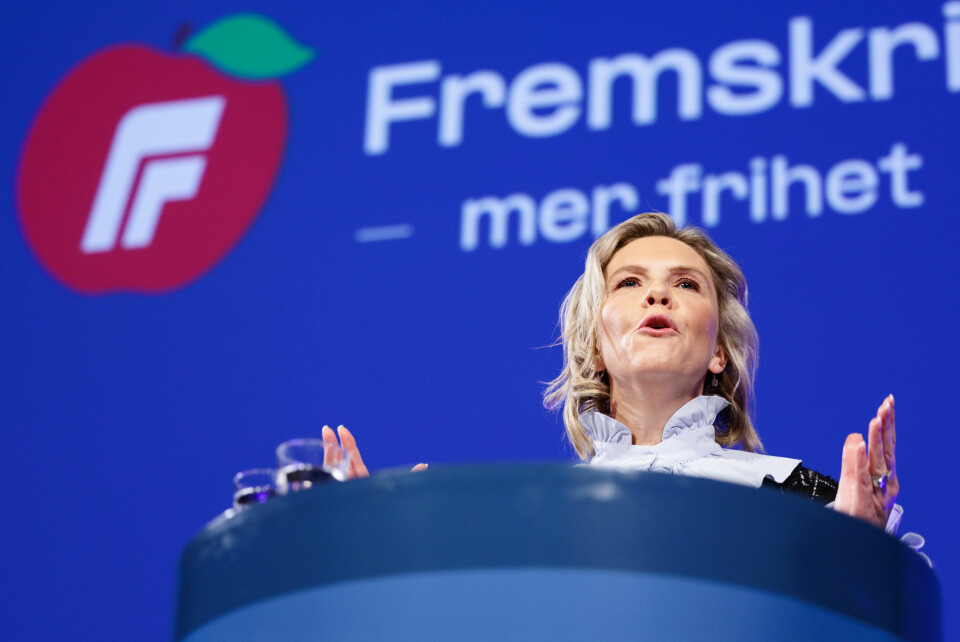 REKORD: Frp får rekordoppslutning i Kristiansand, ifølge en ny undersøkelse. Frp får rekordoppslutning i Kristiansand, ifølge en ny undersøkelse.Foto: Jonas Been Henriksen / NTB