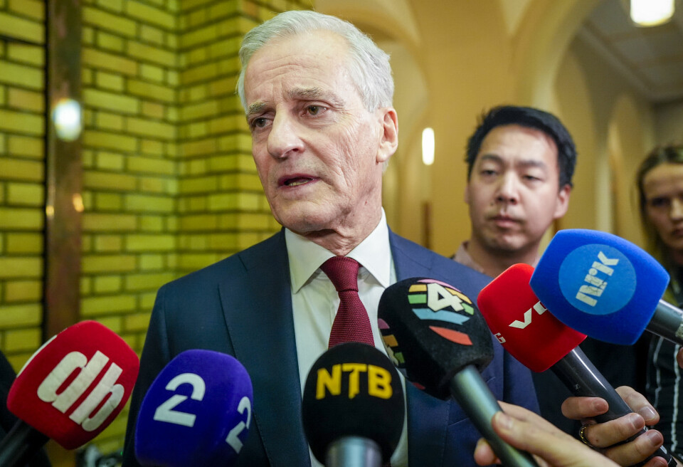 Jonas Gahr Støre (Ap) har avlyst programmet sitt for torsdag. Foto: Lise Åserud / NTB Jonas Gahr Støre (Ap) har avlyst programmet sitt for torsdag. Foto: Lise Åserud / NTB