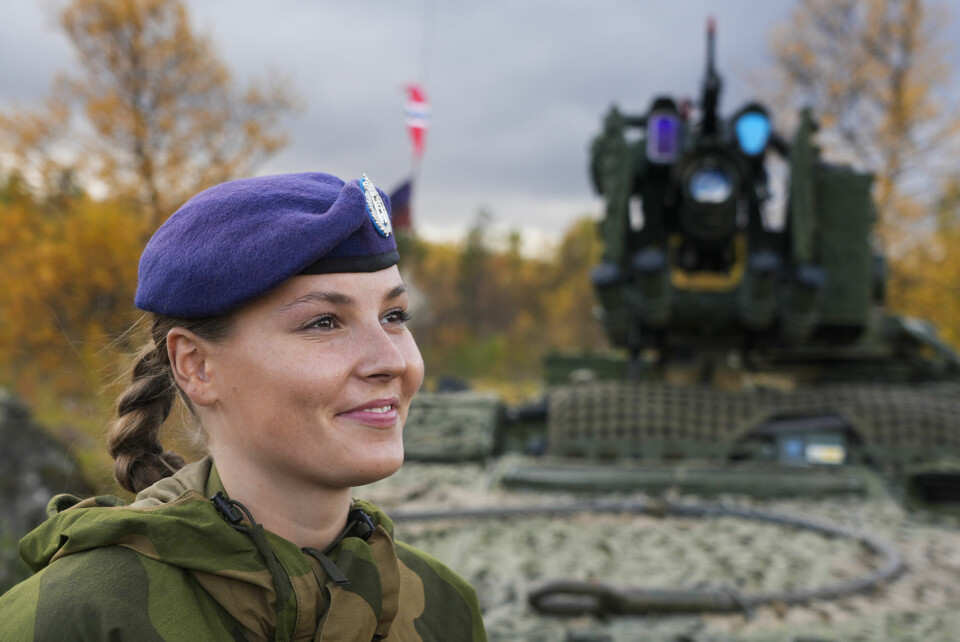 Prinsesse Ingrid Alexandra utfører sin fagutdanning i Hæren på Skjold leir i Øverbygd. Nå er leiren rammet av et mage- og tarmvirus. Foto: Terje Pedersen / NTB Prinsesse Ingrid Alexandra utfører sin fagutdanning i Hæren på Skjold leir i Øverbygd. Nå er leiren rammet av et mage- og tarmvirus. Foto: Terje Pedersen / NTB