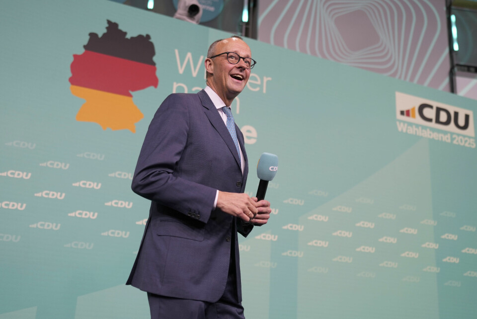 CDU-leder Friedrich Merz har erklært valgseier i Tyskland. Partiet får mellom 28,5 og 29 prosent av stemmene, ifølge valgdagsmålingen. Foto: Markus Schreiber / AP / NTB CDU-leder Friedrich Merz har erklært valgseier i Tyskland. Partiet får mellom 28,5 og 29 prosent av stemmene, ifølge valgdagsmålingen. Foto: Markus Schreiber / AP / NTB