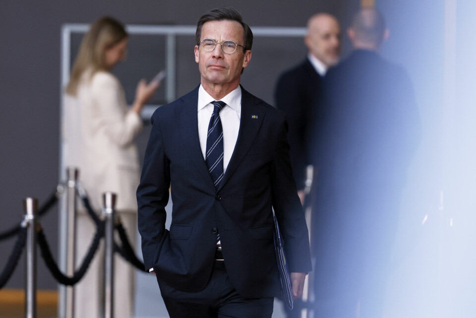 I EU råder en dyp mistenksomhet om Russland og Vladimir Putins hensikter, sier Sveriges statsminister Ulf Kristersson. I EU råder en dyp mistenksomhet om Russland og Vladimir Putins hensikter, sier Sveriges statsminister Ulf Kristersson. Foto: AP / NTB