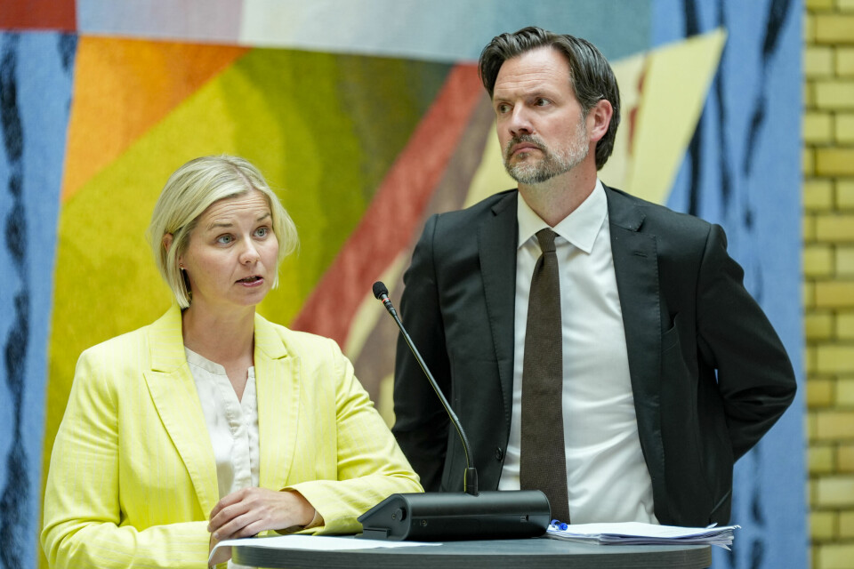 Partilederne Guri Melby (V) og Dag-Inge Ulstein (KrF) har en jobb å gjøre om de skal ha mulighet til å bidra til borgerlig valgseier til høsten. partilederne Guri Melby (V) og Dag-Inge Ulstein (KrF) har en jobb å gjøre om de skal ha mulighet til å bidra til borgerlig valgseier til høsten. Foto: Terje Pedersen / NTB