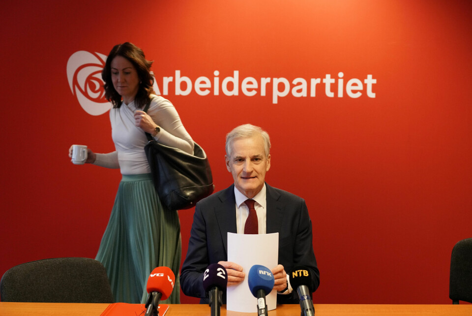 Statsminister Jonas Gahr Støre (Ap) og Arbeids- og inkluderingsminister Tonje Brenna under Sentralstyremøte i Arbeiderpartiet. Torsdag kom Nettavisen med en måling der partiet igjen er Norges største parti. Statsminister Jonas Gahr Støre (Ap) seier at han arbeids- og inkluderingsminister Tonje Brenna (Ap) jobbar godt saman.Foto: Ole Berg-Rusten / NTB / NPK