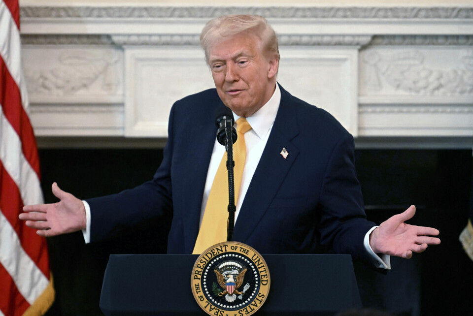 President Donald Trump sier han ikke vil «tvinge gjennom» sin omstridte plan for Gazastripen. President Donald Trump sier han ikke vil «tvinge gjennom» sin omstridte plan for Gazastripen. Foto: Pool / AP / NTB