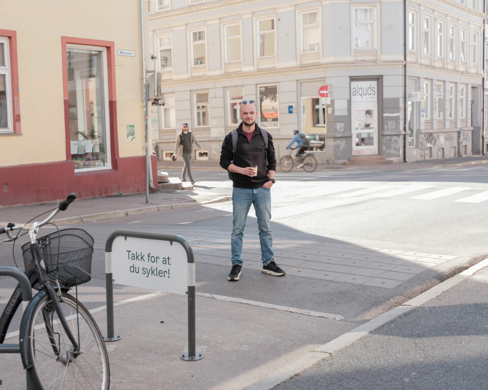 SKUFFET: Henrik Åsberg er skuffet over det norske rettssystemet etter han kolliderte med en bil på sykkeltur. Bilisten ble ikke dømt for grov uaktsomhet, som Åsberg hadde håpet.