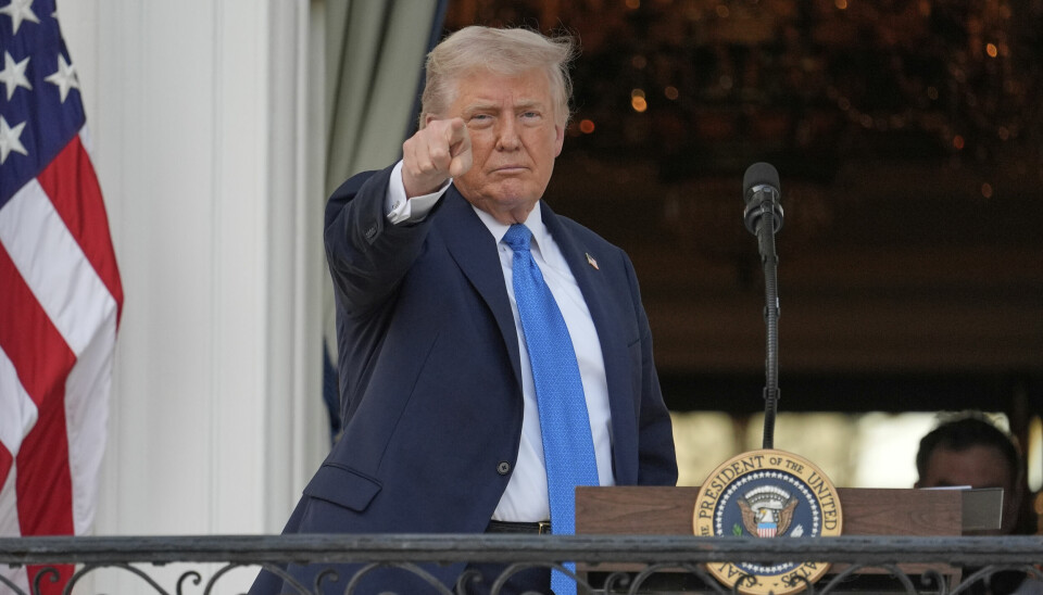 GUTTER SKAL VÆRE GUTTER: President Donald Trump truer delstaten California med bøter.