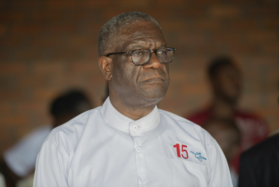 KRITIKK: Legen Denis Mukwege er en skarp kritiker av fredsavtalen som ble signert fredag.
