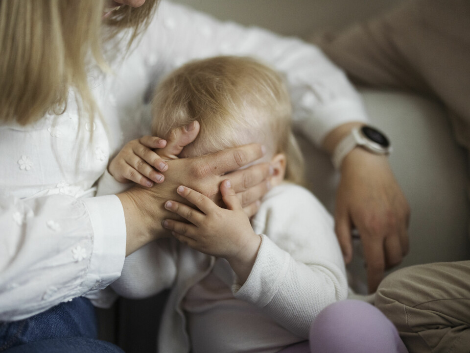 SMÅBARNSLIVET: Velse Marie på snart to år ei aktiv og leiken jente.