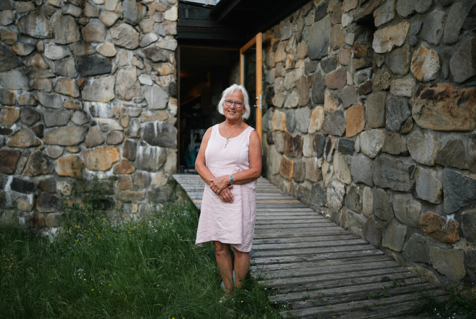 BAK KULISSENE: Randi Myhre er tilflytter, og har hjulpet til i kulissene for festuka i mange år.