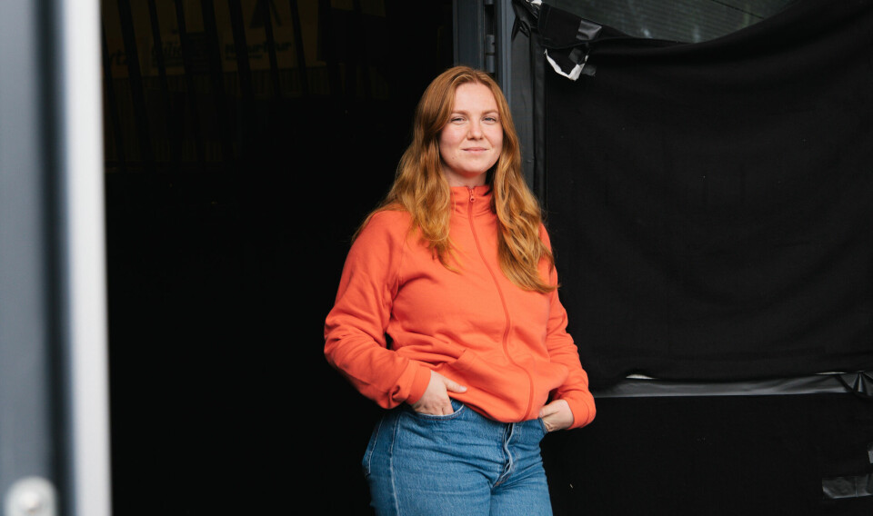 UNG TALER: Malene Fuglestad var med som taler og leder på KRIK Arena for første gang i år.
